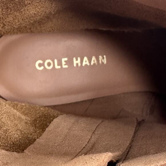 Cole Haan Naia Womens Brown Suede Booties Ankle Boots Size7B W32260 New - Picture 9 of 11